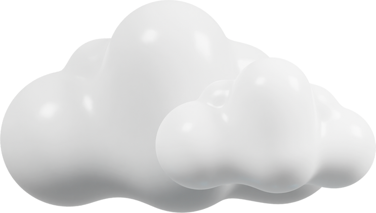 Cloud. 3d render
